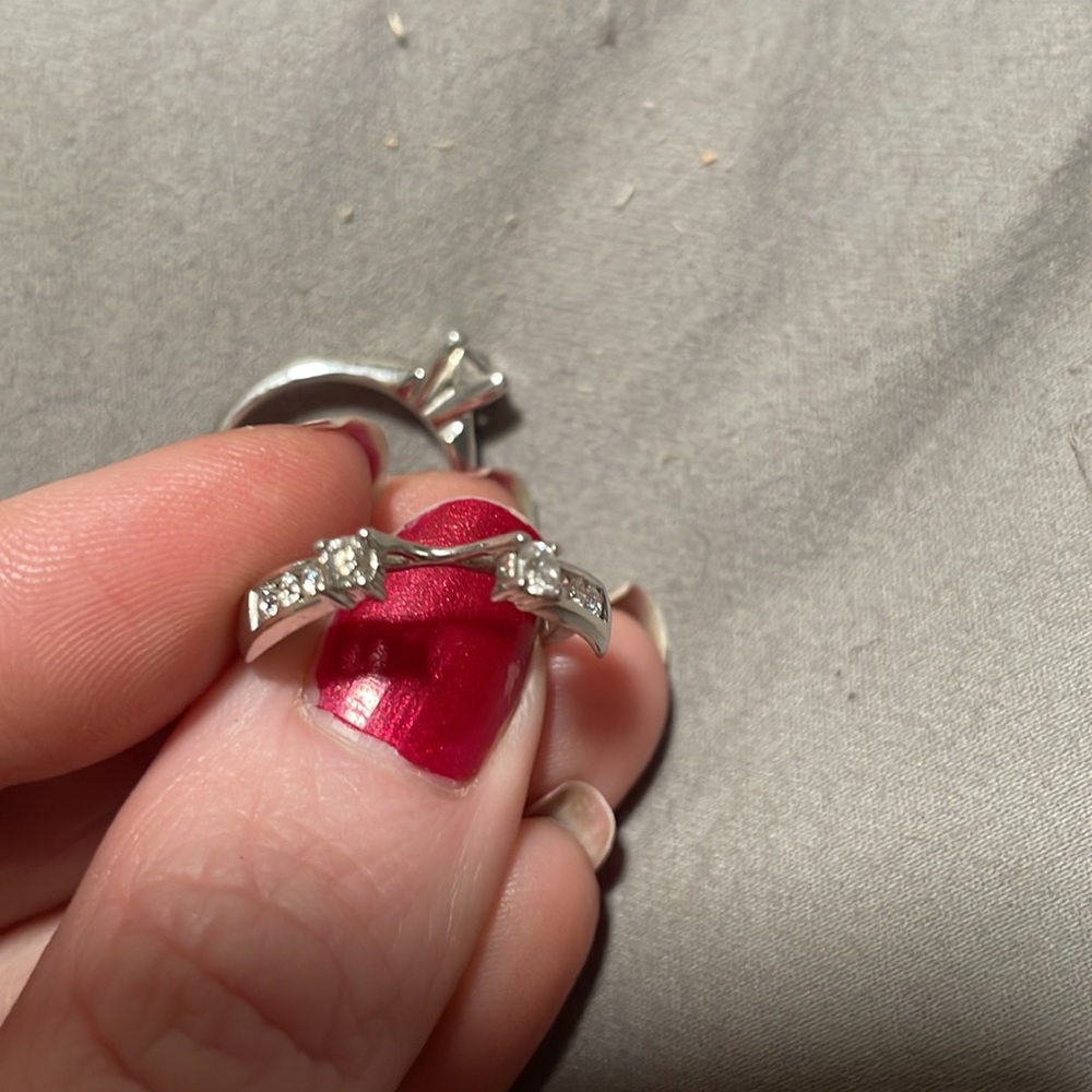 Princess Cut Solitaire Plus Wrap - image 2